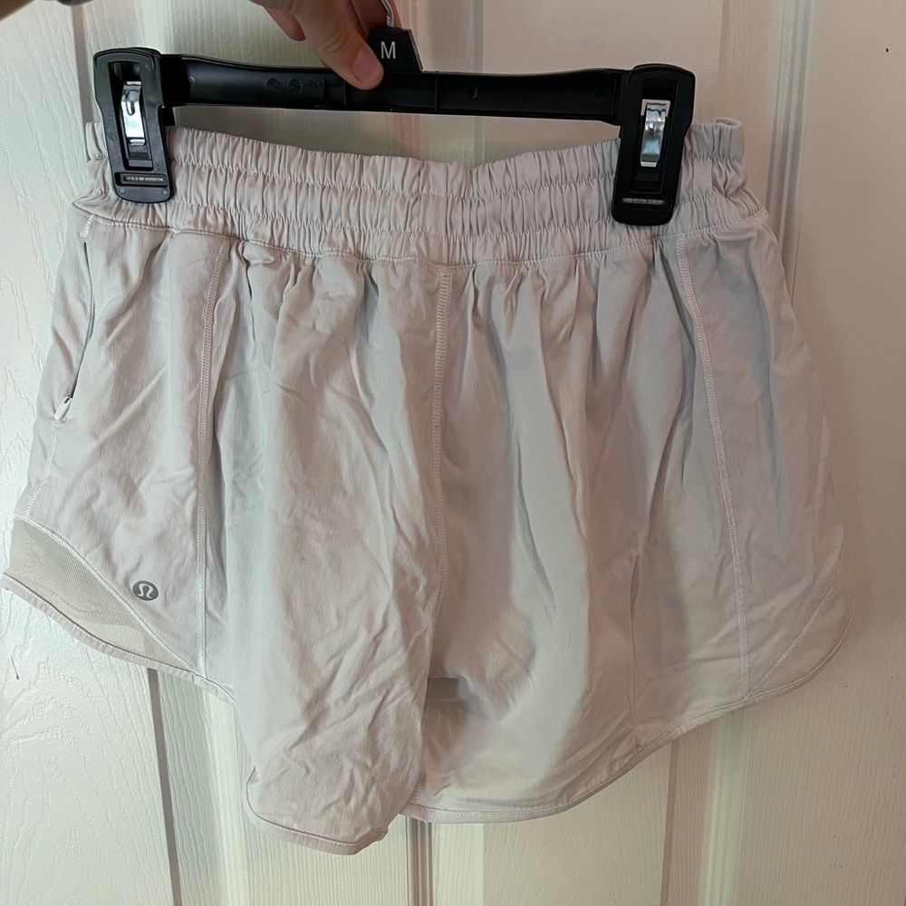 White lulu hotty hot shorts